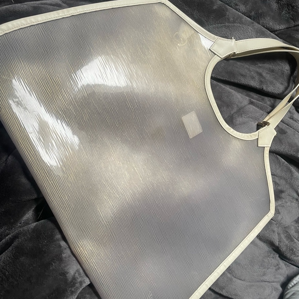 Vintage Louis Vuitton Epi Plage Lagoon Bay Cream Tote Bag Made in 2003